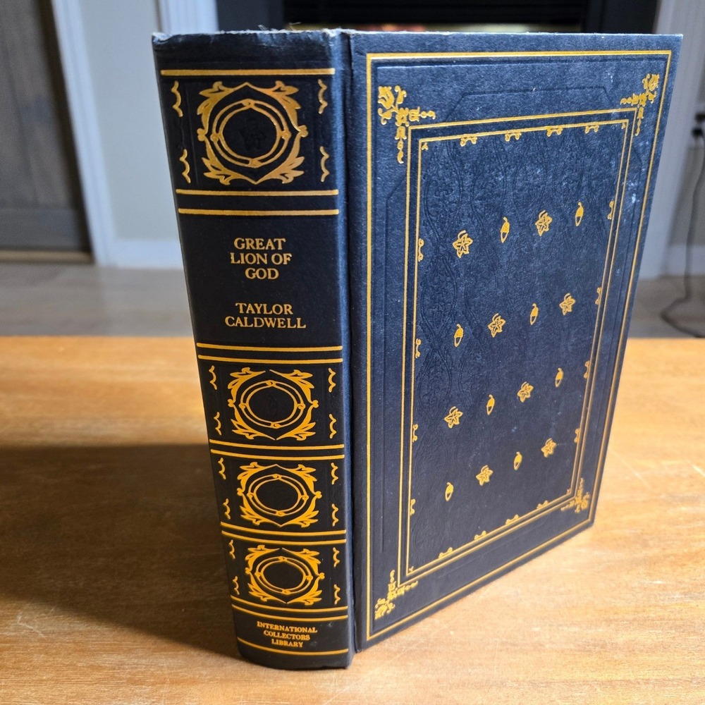 International Collector Library Great Lion of God Taylor Caldwell Hardcover Book